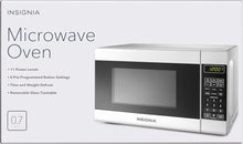 Load image into Gallery viewer, Insignia - 0.7 Cu. Ft. Compact Microwave - White
