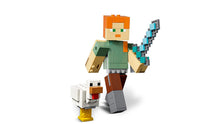 Load image into Gallery viewer, LEGO Minecraft Alex BigFig with Chicken 21149 Building Kit , New 2019 (160 Piece)