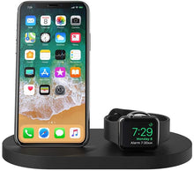 Load image into Gallery viewer, Belkin Boost Up Wireless Charging Dock (Apple Charging Station for Iphone + Apple Watch + USB Port) Apple Watch Charging Stand, iPhone Charging Station, iPhone Charging Dock