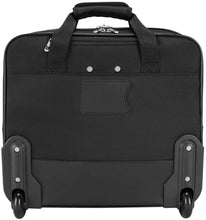 Load image into Gallery viewer, Targus Metro Rolling Laptop Case Bag for Business Commuter with Durable Water Resistant, Expandable Compartments, Trolley Strap, Padded Protection fits up to 16-Inch Notebook Screen, Black (TBR003US)