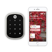 Load image into Gallery viewer, Yale Assure Lock SL - Key Free Smart Lock with Touchscreen Keypad - Works with Apple HomeKit and Siri (YRD256iM1619) in Satin Nickel
