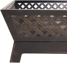Load image into Gallery viewer, Hampton Bay Tipton 34 in. Steel Deep Bowl Fire Pit in Oil Rubbed Bronze
