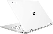 Load image into Gallery viewer, HP Chromebook x360-14&quot; HD Touch - Celeron N4000-4GB - 32GB eMMC - Silver White