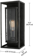 Load image into Gallery viewer, Globe Electric 44209 Leonidas 1-Light Outdoor Wall Sconce