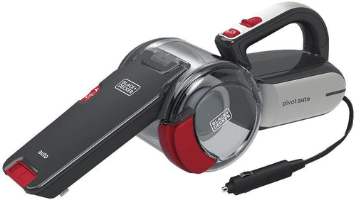 BLACK+DECKER Handheld Vacuum for Cars, Cordless, Pivoting, Black (BDH1200PVAV)
