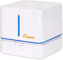 Load image into Gallery viewer, Crane Personal Ultrasonic Cool Mist Humidifier, Cube