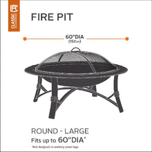 Load image into Gallery viewer, Classic Accessories Ravenna Fire Pit Cover Taupe/Large/Round