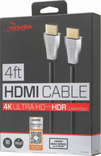 Load image into Gallery viewer, Rocketfish 4 ft HDMI 18GBps Ultra HD 4Kx2K 1080p