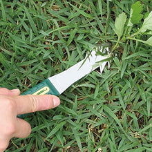 Load image into Gallery viewer, Nisaku NJP1810 Sod Cutter, Weeder &amp; Multitool, Authentic Tomita (Est. 1960) Japanese Stainless Steel, 1" Blade Width, 5" Ergonomic Plastic Handle