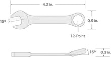 Load image into Gallery viewer, TEKTON 18046 Stubby Combination Wrench, 7/16-Inch