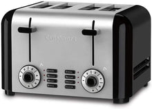 Load image into Gallery viewer, Cuisinart CPT-340P1 Brushed Hybrid Toaster, 4-Slice, Stainless Steel