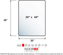 Load image into Gallery viewer, Floortex FC1175120EV 30-Inch-by-47-Inch PVC Rectangular Cleartex Advantagemat Chair Mats for Low Pile Carpets, Clear