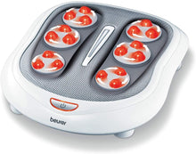 Load image into Gallery viewer, Beurer FM60 Shiatsu Foot Massager | For tired feet and legs | Reflexology to improve blood circulation | Heat function for warm feet | 18 Shiatsu massage heads and 2 massage levels | Height adjustable