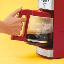 Load image into Gallery viewer, Hamilton Beach Ensemble 12-Cup Coffeemaker with Glass Carafe, Red