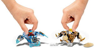 LEGO NINJAGO Spinjitzu Nya & Wu 70663 Building Kit (227 Pieces)