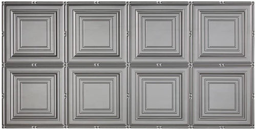 FASÄDE Portrait Decorative Vinyl Glue Up Ceiling Panel (One 2ft x 4ft Panel)