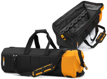 Load image into Gallery viewer, ToughBuilt - 20" Massive Mouth Tool Bag | 51 Pockets &amp; Loops, Heavy-duty, Rigid Hard Body Lining, Zipper Lock Wide Mouth Tool Storage/Organizer Box, Plastic-lined External Pocket - (TB-60-20)