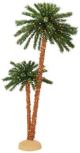 Load image into Gallery viewer, Home Accents Holiday 6 ft LED Artificial Palm Tree 2pk with 350 Warm White Lights