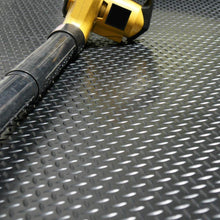 Load image into Gallery viewer, Rubber-Cal "Diamond Plate Rubber Flooring Rolls, 3mm x 4ft Wide Rolls