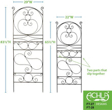 Load image into Gallery viewer, Achla Designs Ferro Firenze Arbor Garden Arch