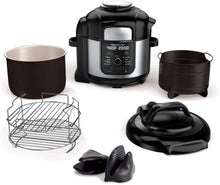Load image into Gallery viewer, Ninja Ste Foodi 8qt. 9-in-1 Deluxe XL Pressure Cooker &amp; Air Fryer-Stainless Steel/Black