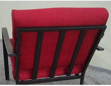 Load image into Gallery viewer, Mainstay Stanton Cushioned 4-Piece Patio Conversation Set, Seats 4 (Red)