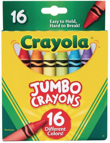Crayola 52-0390 Jumbo Crayons - 16 Count