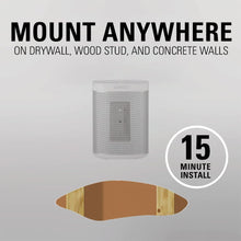 Load image into Gallery viewer, Sanus Wireless Speaker Swivel and Tilt Wall Mount for Sonos ONE, Play:1, and Play:3 - Each