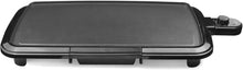 Load image into Gallery viewer, Mainstays Dishwasher-Safe Black 20" Griddle with Adjustable Temperature Control