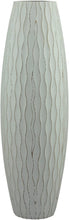Load image into Gallery viewer, Stonebriar Weathered Pale Ocean Wood Vase