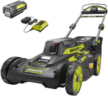 Load image into Gallery viewer, RYOBI 20 in. 40-Volt 6.0 Ah Lithium-Ion Battery Brushless Cordless Walk Behind Self-Propelled Lawn Mower with Charger Included