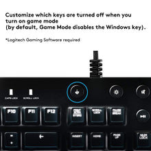 Load image into Gallery viewer, Logitech G610 Orion Red Backlit Mechanical Gaming Keyboard
