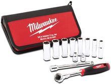 Load image into Gallery viewer, MILWAUKEE 12-Piece 3/8 in. Drive Metric