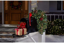 Load image into Gallery viewer, Home Accents Holiday32 in. Royal Easton Battery Operated Pre-Lit LED Artificial Christmas Mailbox Swag