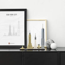 Load image into Gallery viewer, LEGO Architecture New York City 21028, Build It Yourself New York Skyline Model Kit for Adults and Kids (598 Pieces)