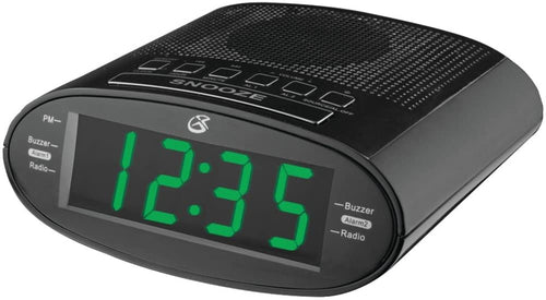 GPX Clock Radio W/1.2 LED Display
