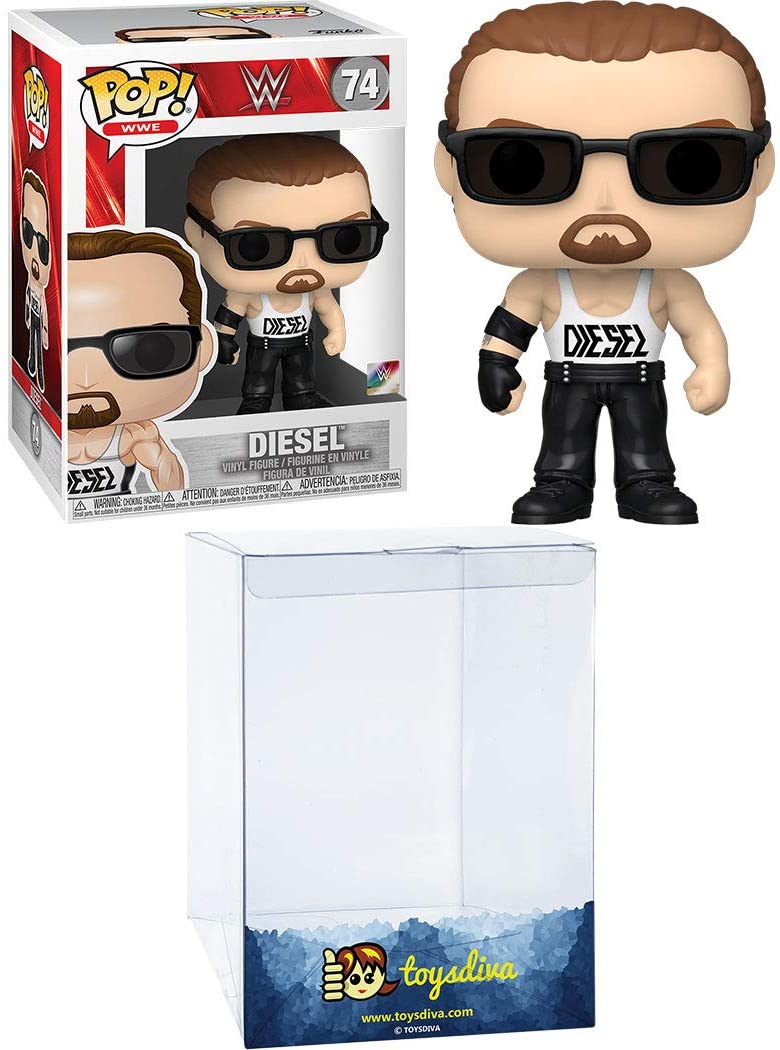 Diesel: Funk o Pop! Vinyl Figure Bundle with 1 Compatible 'ToysDiva' Graphic Protector (074 - 46845 - B)