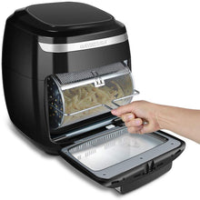 Load image into Gallery viewer, GoWISE USA 11.6-Quart Air Fryer Toaster Oven with Rotisserie &amp; Dehydrator + 50 Recipes