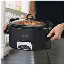 Load image into Gallery viewer, Crock-Pot Programmable 6 Quart Slow Cooker - Black