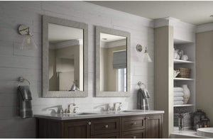 29 in. x 41 in. (M3) Rectangular Mirror Frame in Stone Mosaic