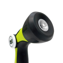 Load image into Gallery viewer, Sun Joe AJHN100-QC One Touch Adjustable Hose Nozzle w/Smart Throttle Control, Green
