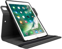 Load image into Gallery viewer, Targus VersaVu Classic Apple iPad (6th /5th gen), iPad Pro (9.7-inch), iPad Air 2 &amp; iPad Air Protective Case with Slim TriFold Stand Cover, Enhanced Audio, Secure Strap Closure, Black (THZ634GL)