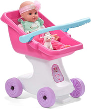 Load image into Gallery viewer, Step2 Love and Care Doll Stroller Toy, Off White/Pink (854100)