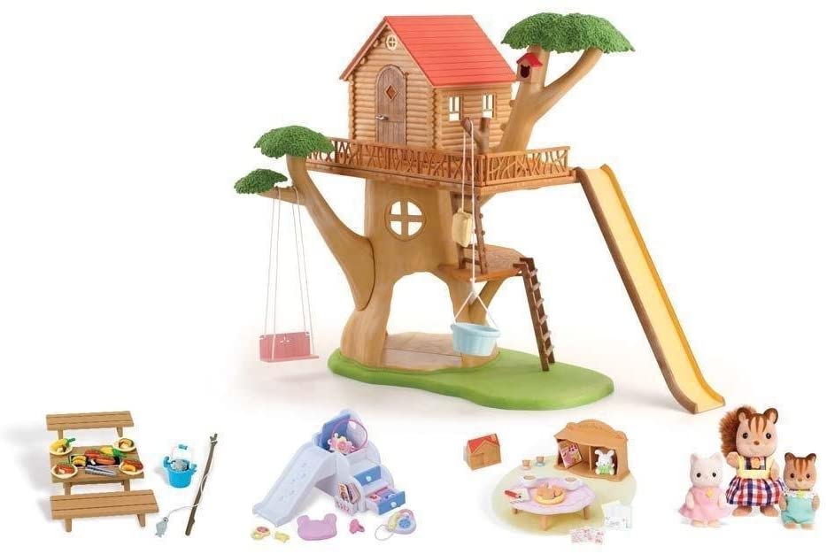 Calico Critters Adventure Treehouse Gift Set