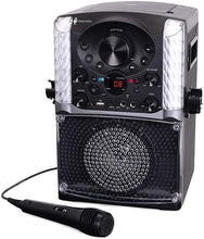 Load image into Gallery viewer, Singing Machine SML625BTBK Bluetooth CD+G Karaoke System Black