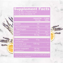 Load image into Gallery viewer, Vital Proteins Beauty Collagen Peptides Powder Supplement for Women, 120mg of Hyaluronic Acid - Enhance Skin Elasticity &amp; Hydration, 12g of Collagen Per Serving, Lavender Lemon - Stick Packs 14ct