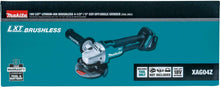 Load image into Gallery viewer, Makita XAG04Z 18V LXT Lithium-Ion Brushless Cordless 4-1/2” / 5" Cut-Off/Angle Grinder, Tool Only