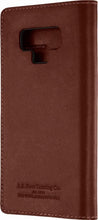 Load image into Gallery viewer, Platinum Leather Folio Case for Samsung Galaxy Note9 - Bourbon - Model: PT-MSGN9SBFBR