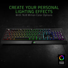 Load image into Gallery viewer, Razer Cynosa Chroma Gaming Keyboard - [Customizable Chroma RGB Lighting][Individuallly Backlit Keys][Spill-Resistant Design][Programmable Macro Functionality][10 Key Anti-Ghosting]