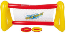 Load image into Gallery viewer, 51&quot; Red and Yellow Inflatable Swimming Pool Frisbee Game Set
